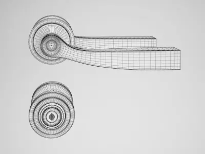 CGAxis Door Handle 3D model purchase