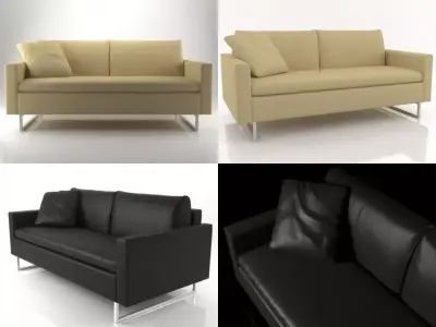 S 2948 four sofas 3D model