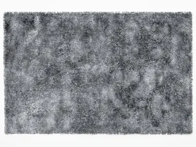 Contemporary Carpet - Rug 09 Low-poly 3D model