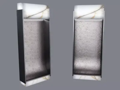 Wall light H  Low-poly 3D model