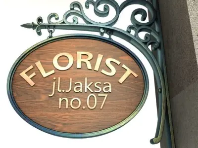 Vintage Signage 001 3D model