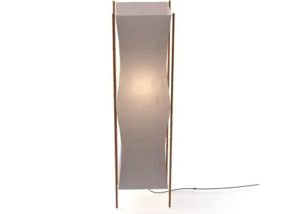 Bamboo Floor Lamp 3D model