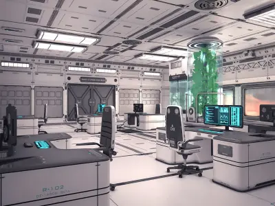 Sci Fi Laboratory 03 3D model