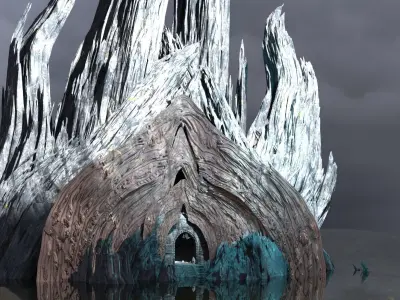 Dantes Redeption portal cave 2 3D model