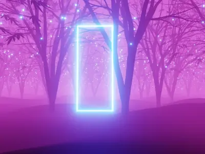 Stylized Forest Animation 3D model