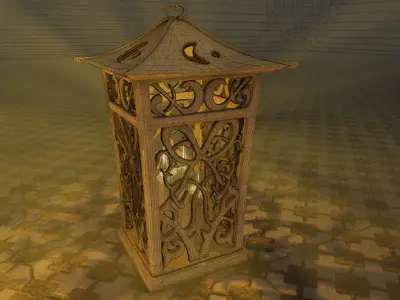 Backyard Lamp  3D model