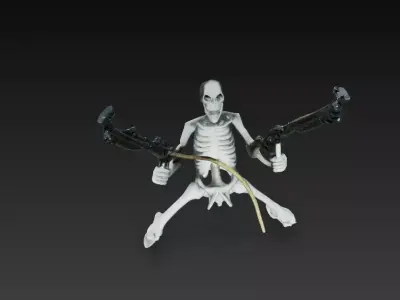 figura de esqueleto de fantasia  3D print model