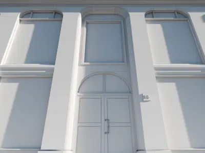 Facade N01 3D model
