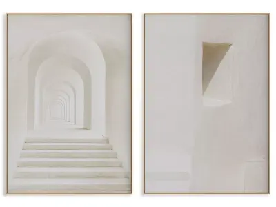 Abstract Painting Frame set 3D model 912