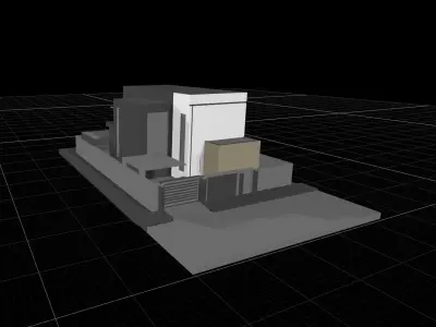 A house of 250 square meters 3D model