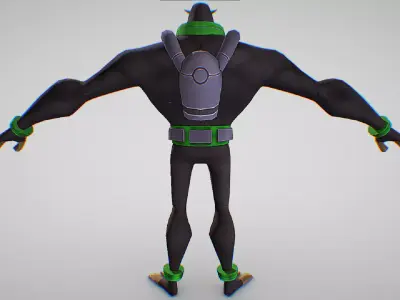 Bullfrag - Omnitrixs DNA sample of Incursean - Ben 10 Omniverse2 Low-poly 3D model