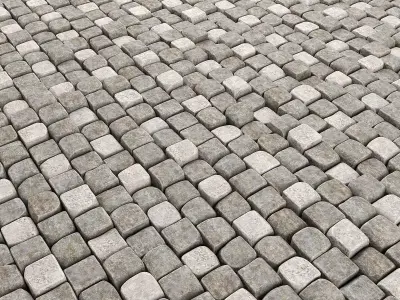 Paving old 3D model