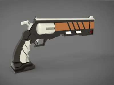 scifi weapon type III 3D print model