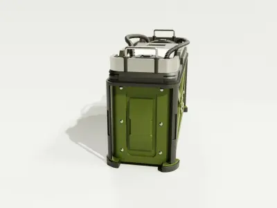 SciFi Crate 3D model