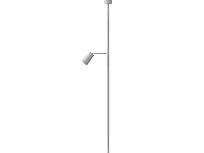 FLUGBO Floor lamp reading lamp  yellow copper  glass 3D model