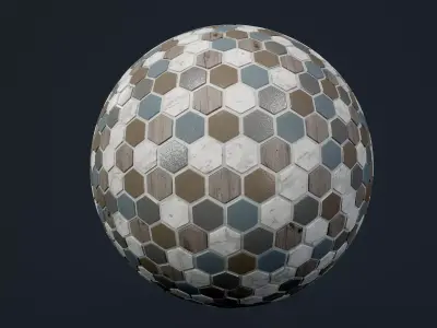 Marble Tile Seamless PBR Texture Texture