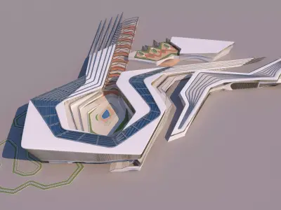 0177 - Geological Museum 3D Building - 2D Drawings 3D model