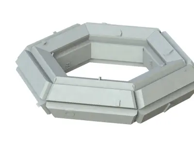Sci Fi Object No 4272 Low Poly Low-poly 3D model