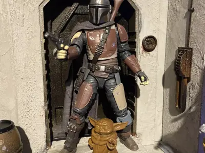 MANDALORIAN NEVARRO DIORAMA 3D print model