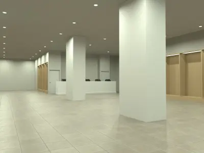 Retail Event Space 2 3D model