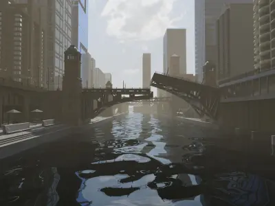 Chicago Street 3D model