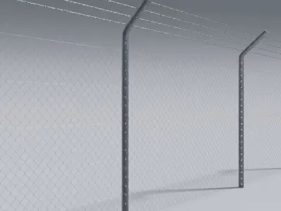 Barbed Wire 3D model