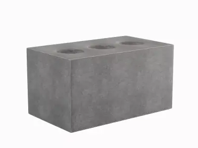 Concrete Brick 04 Low-poly 3D model