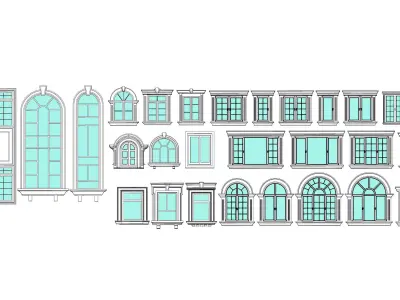 Classic Window 3d models 3D model
