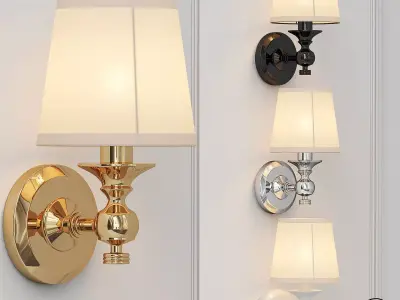 Lugarno Single Sconce  Restoration Hardware 3D model