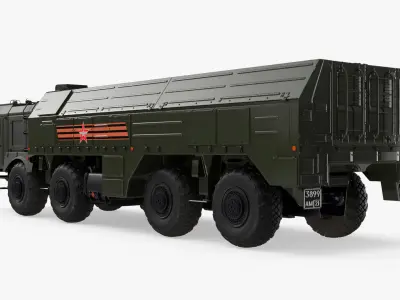  Tactical Missile Launcher Iskander 9K720 