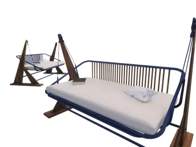 Freestanding swing 3D model
