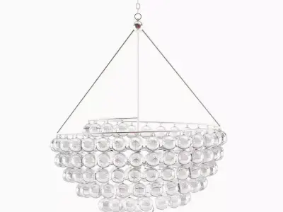 Currey and Company - Stratosphere Chandelier Lighting 3D model