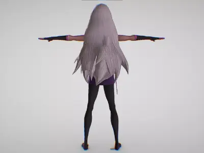 Charmcaster - Ben 10 Alien Force - Vilgax Attacks Low-poly 3D model