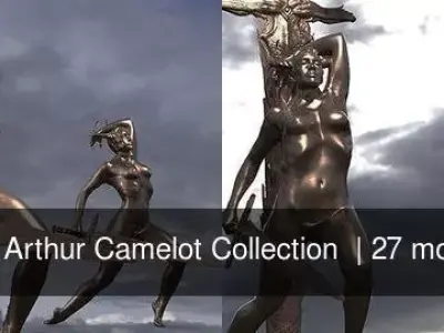 King Arthur Camelot Collection  3D Model Pack