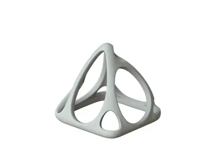 SciFi Cube Object No 58729 Low Poly Shape Low-poly 3D model