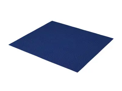 Blue carpet  3D model