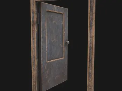 Old door 3D model