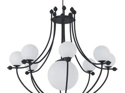 Christophe chandelier sku 24544 by Pikartlights Free 3D model