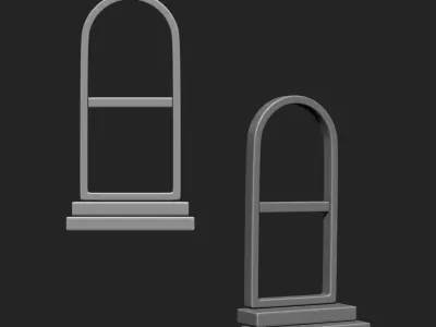 Wooden Window IMM Brush Pack 21 in One 3D model