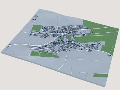 Gross Berkel City Germany 3D model