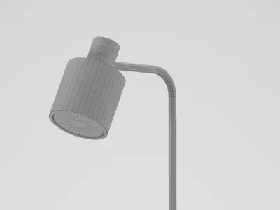 Salena Arched Floor LED Lamp by Foundstone 3D model