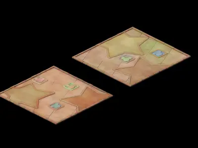 Disney main city - Ground 23 3D model