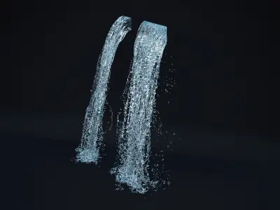 Fountain potoki 8 3D model