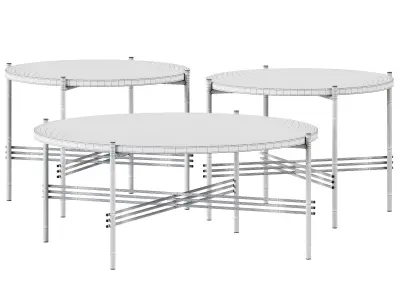 TS coffee tables by Gubi 3D model