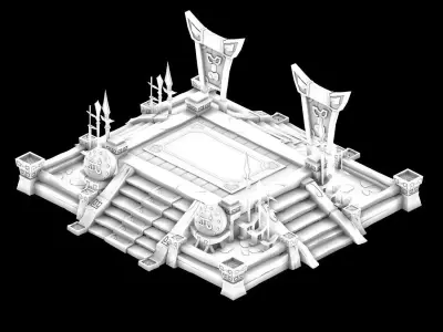 Xiqiao City - Bezutai 21 3D model