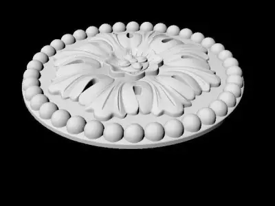rosette dekor 3D model 26