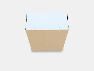 KLEPPSTAD Wardrobe with sliding doors 3D model