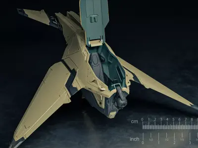 FALCON aircraft 3D print model