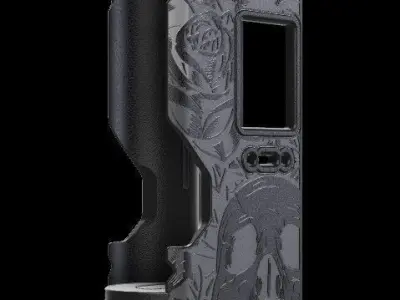 BORO MOD DNA80c 21700 BATTERY DESIGN PRC RESET BORO CONNECTOR 3D print model