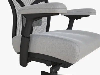 Low Back Ergonomic Office Chair 3D model